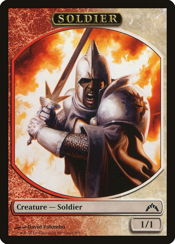 Soldier Token (6) (Gatecrash)
