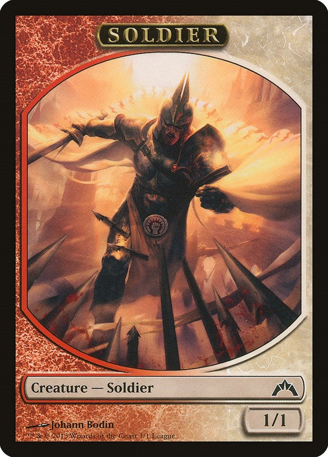Soldier Token (Gatecrash) (1) (League Promos)