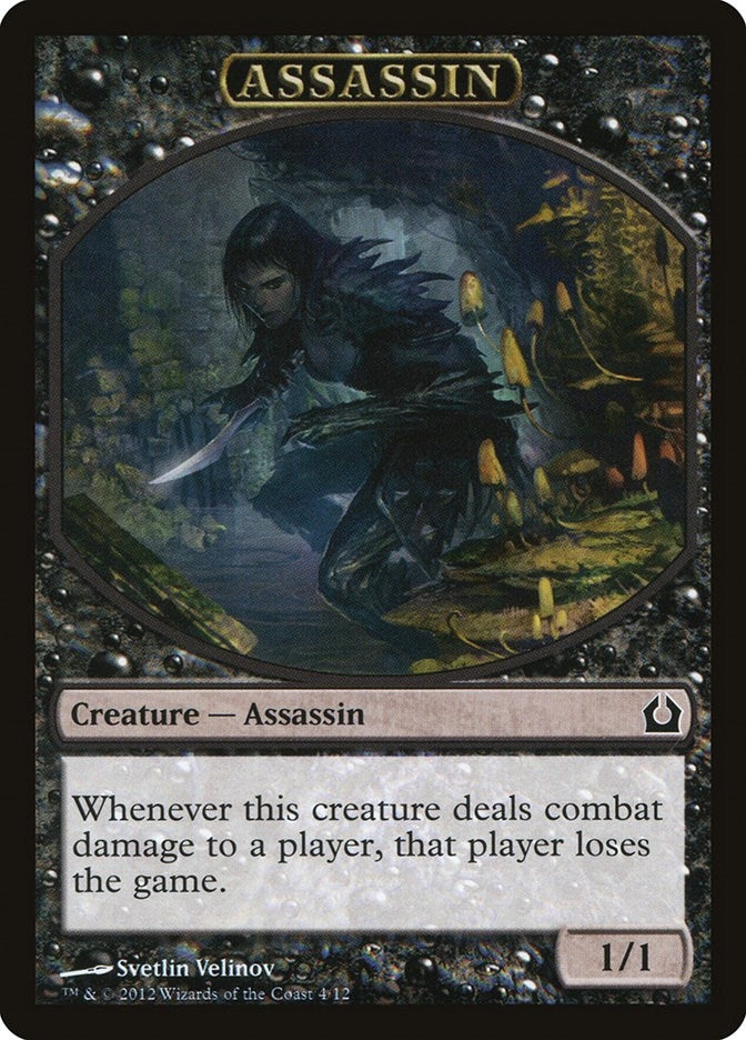 Assassin Token (4) (Return to Ravnica)