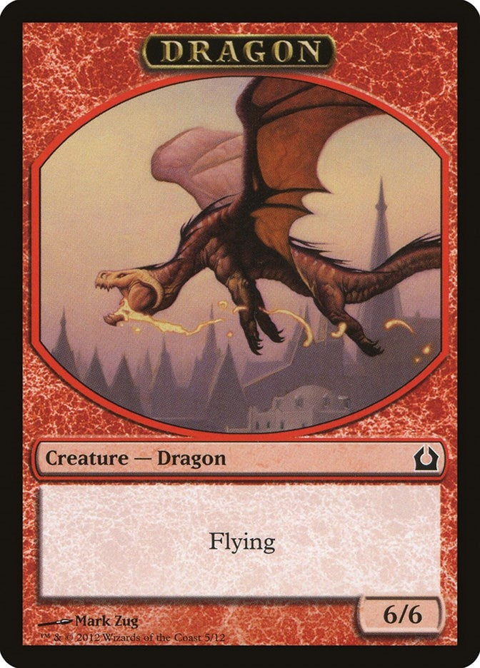Dragon Token (5) (Return to Ravnica)