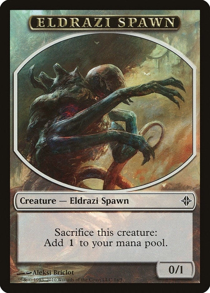 Eldrazi Spawn Token (1a) (1a) (Rise of the Eldrazi)