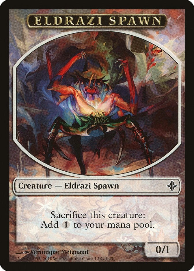 Eldrazi Spawn Token (1c) (1c) (Rise of the Eldrazi)