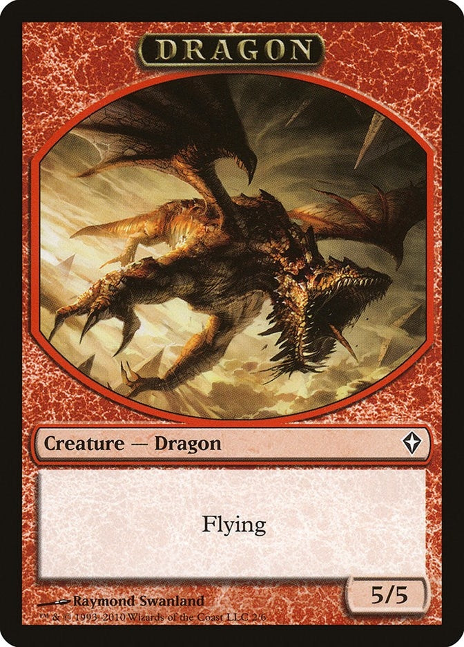 Dragon Token (2) (Worldwake)