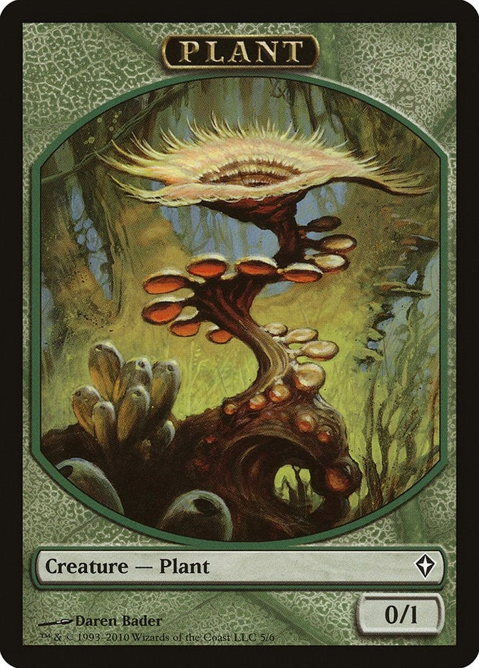 Plant Token (5) (Worldwake)