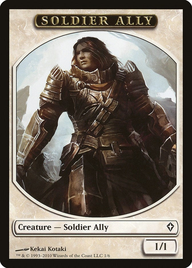 Soldier Ally Token (1) (Worldwake)