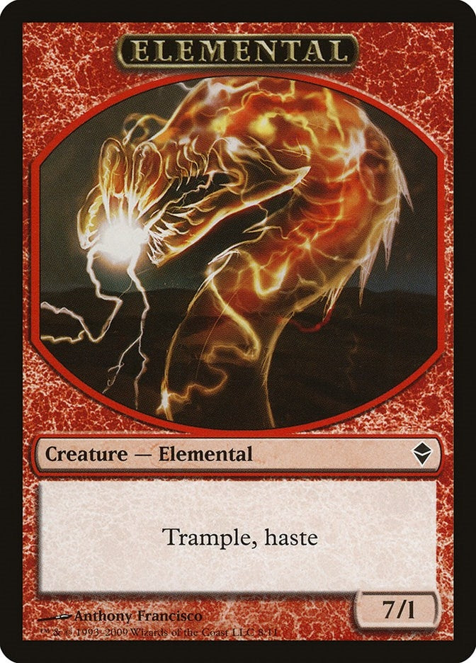 Elemental Token (8) (Zendikar)