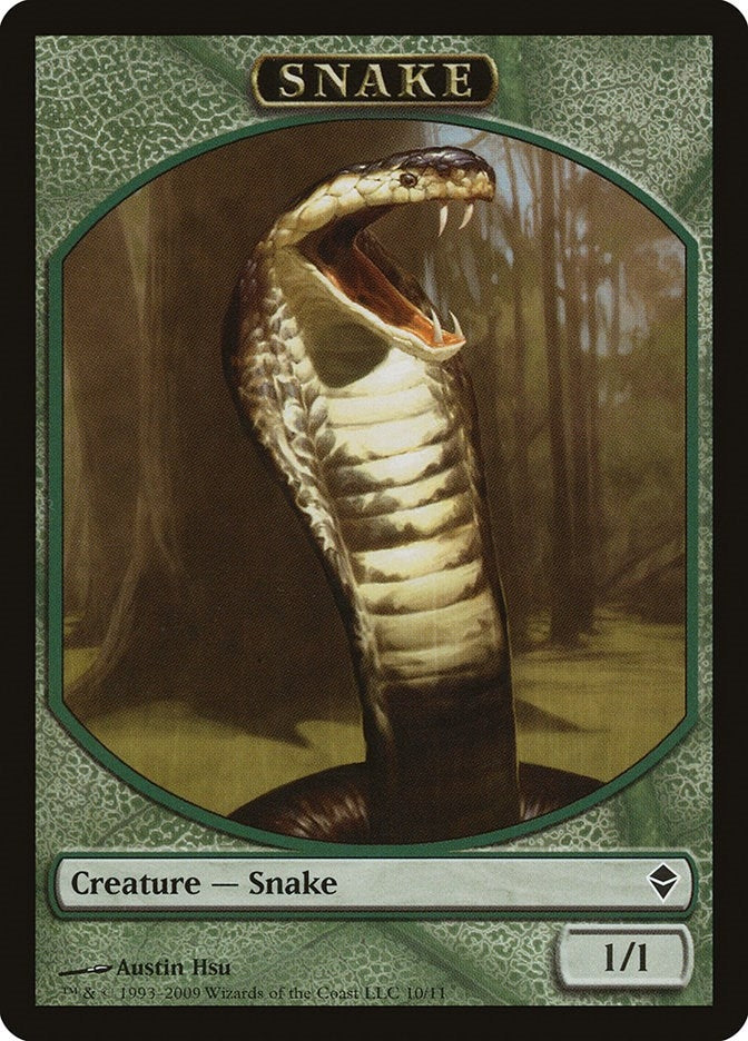 Snake Token (10) (Zendikar)
