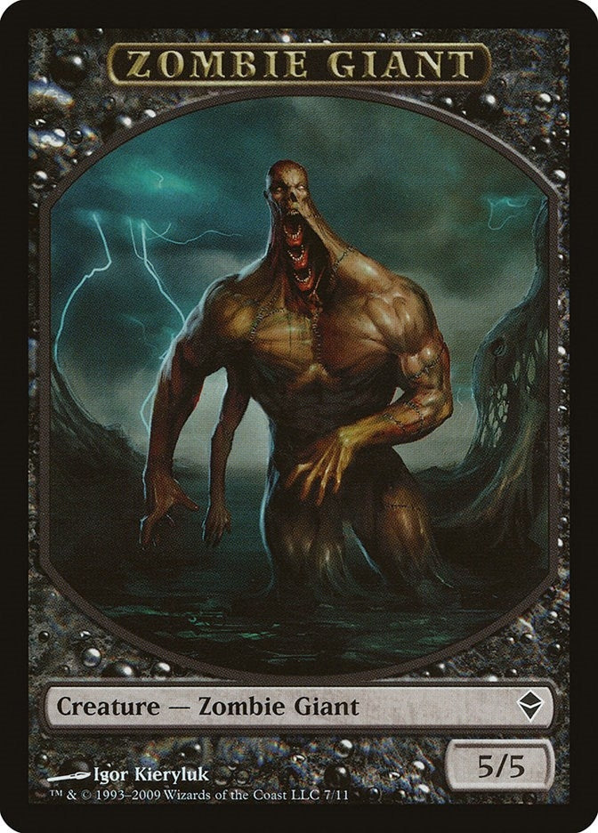 Image for Zombie Giant Token (7) - Magic: The Gathering