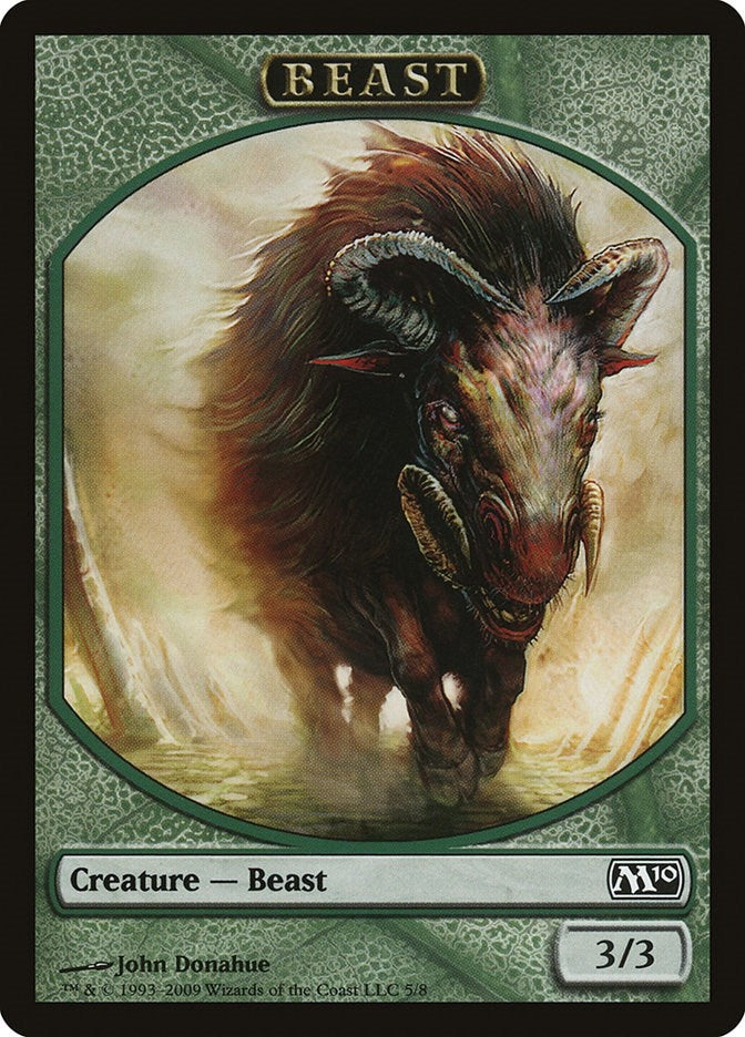 Beast Token (5) (Magic 2010 (M10))