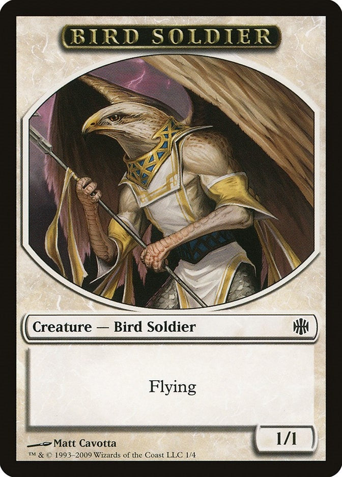 Bird Soldier Token (1) (Alara Reborn)