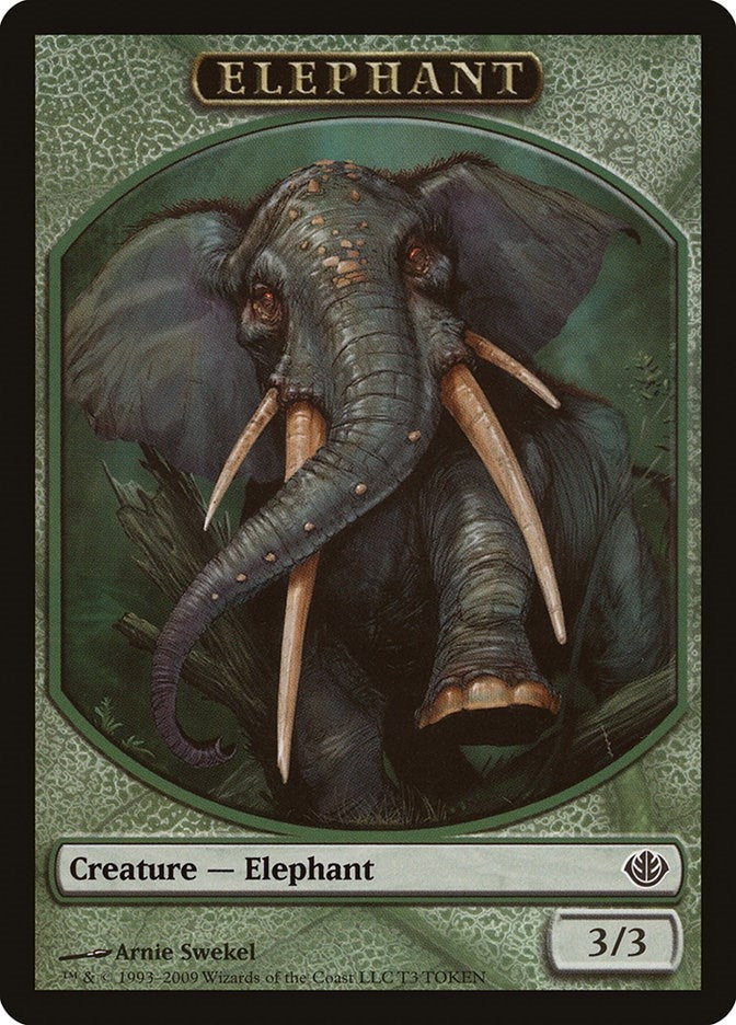 Elephant Token (T3) (Duel Decks: Garruk vs. Liliana)