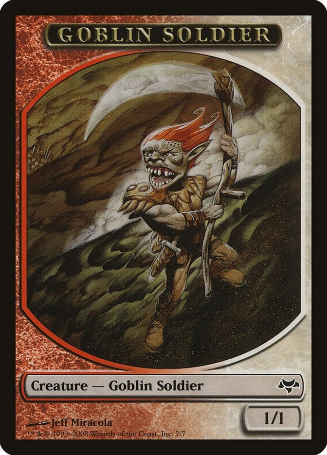 Goblin Soldier Token (7) (Eventide)