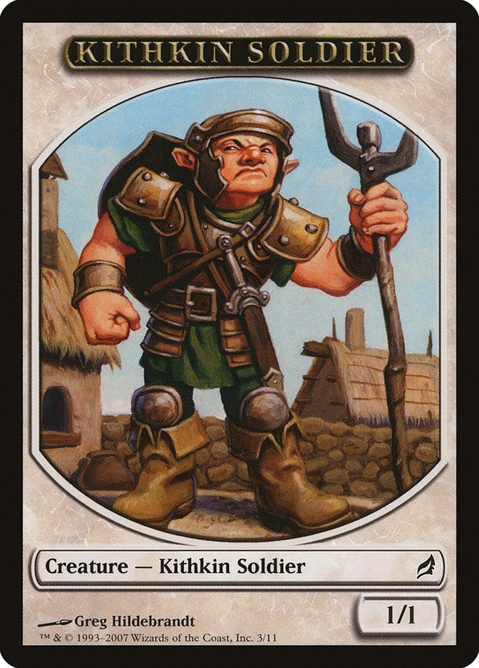 Kithkin Soldier Token (3) (Lorwyn)