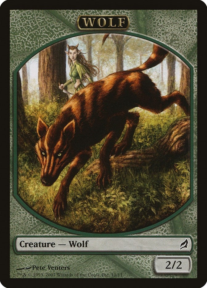 Wolf Token (10) (Lorwyn)