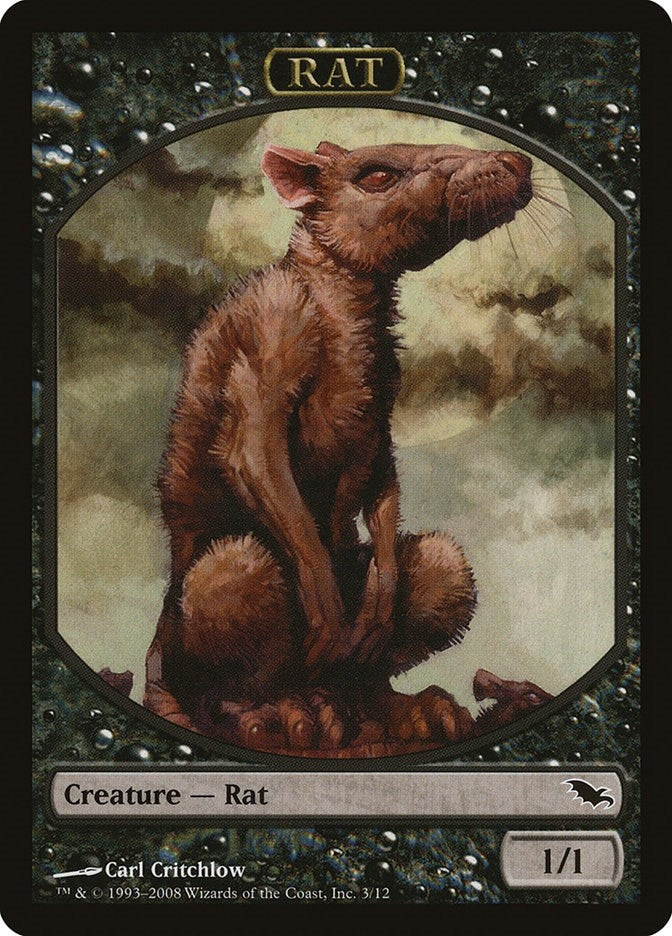 Rat Token (3) (Shadowmoor)