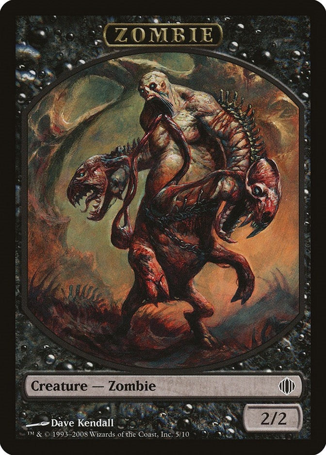 Zombie Token (5) (Shards of Alara)