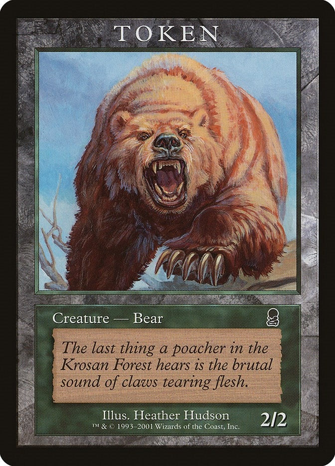 Bear Token (ODY) (Magic Player Rewards)