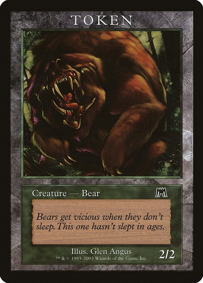 Bear Token (ONS) (Magic Player Rewards)
