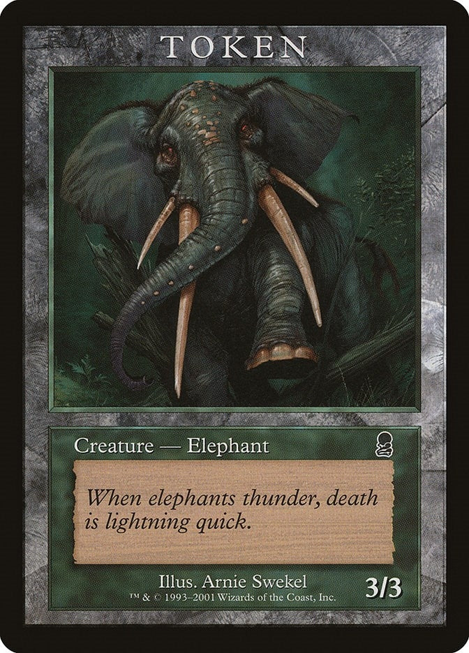 Elephant Token (ODY) (Magic Player Rewards)