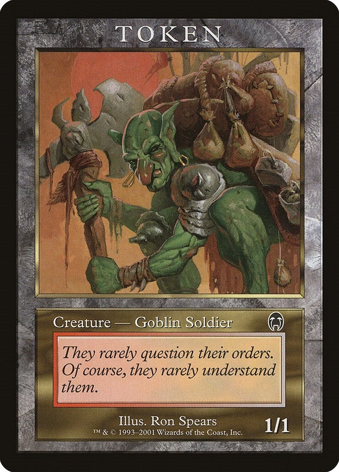 Goblin Soldier Token (APC) (Magic Player Rewards)