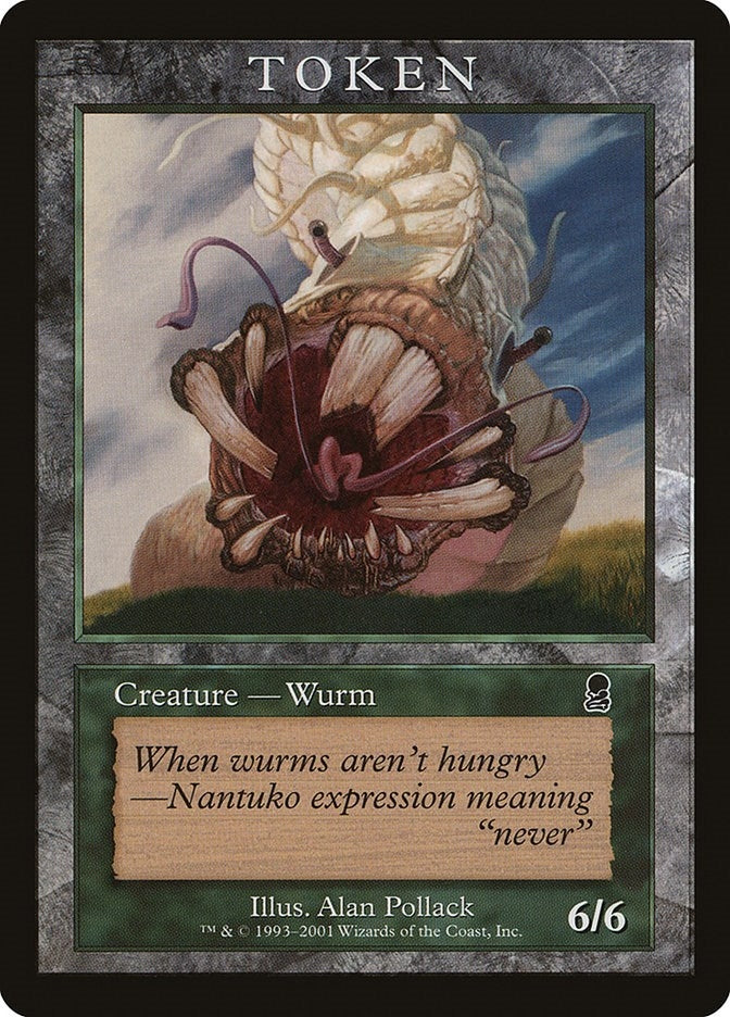 Wurm Token (ODY) (Magic Player Rewards)