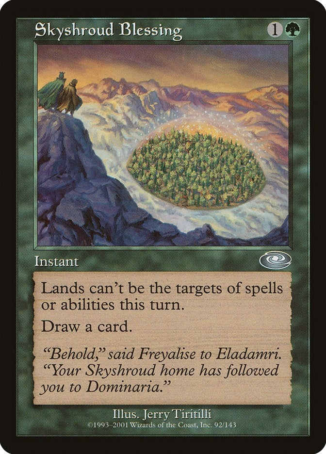 Skyshroud Blessing (92) (Planeshift)