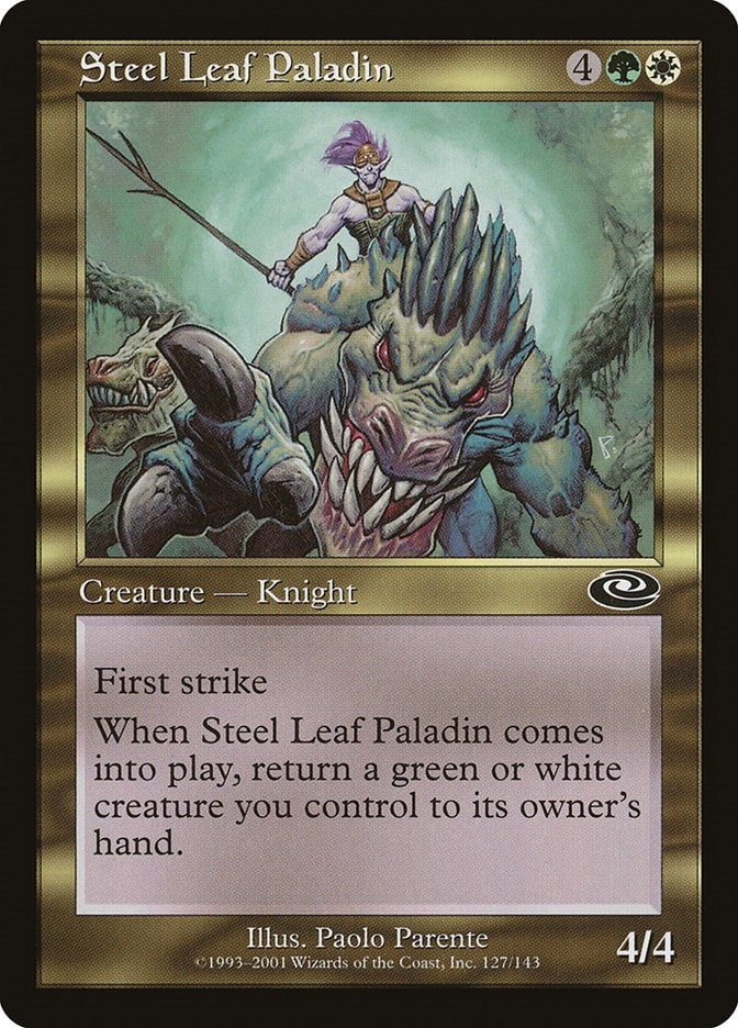 Steel Leaf Paladin (127) (Planeshift)