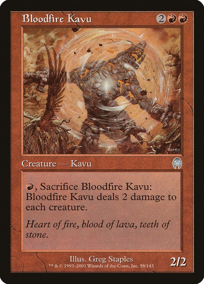 Bloodfire Kavu (58) (Apocalypse)
