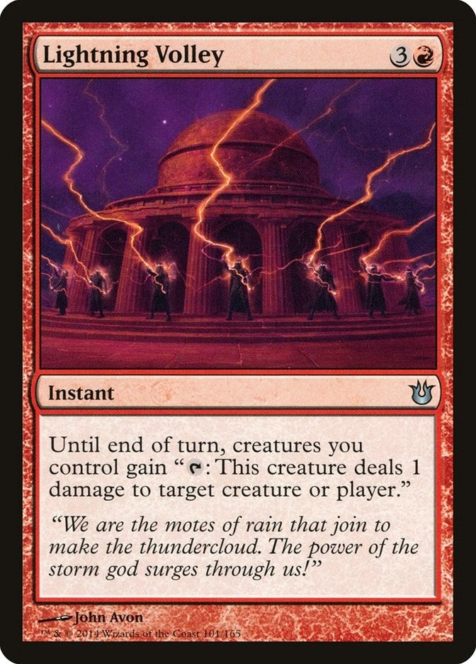 Lightning Volley (101) (Born of the Gods)