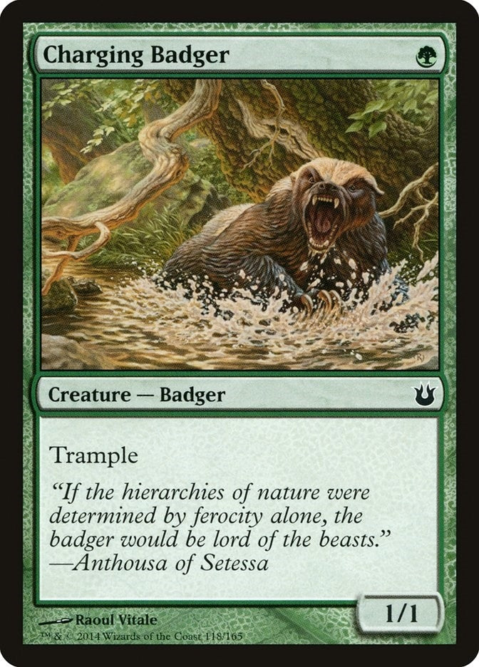 Charging Badger (118) (Born of the Gods)