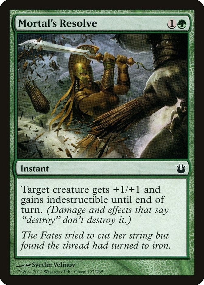Mortal's Resolve (127) (Born of the Gods)