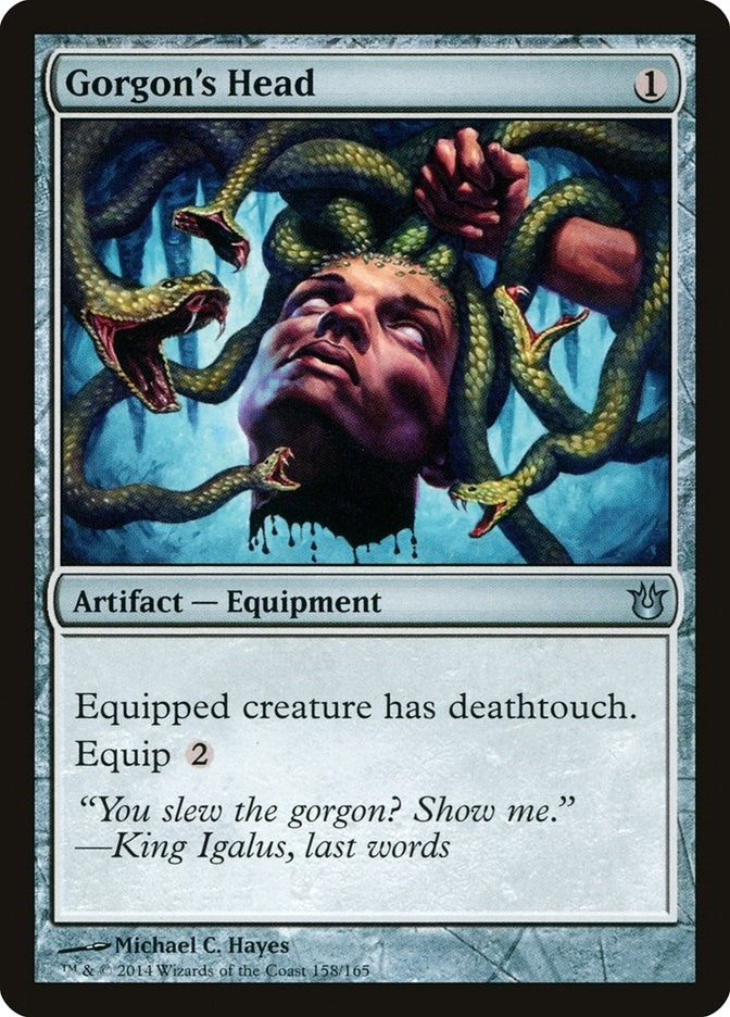 Gorgon's Head (158) (Born of the Gods)