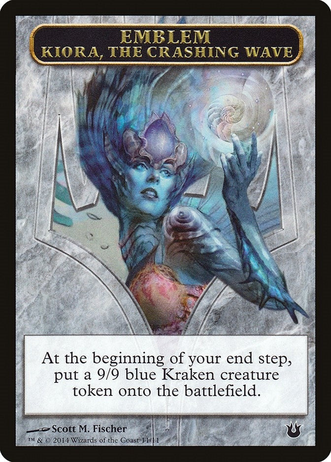 Emblem - Kiora, the Crashing Wave (11) (Born of the Gods)