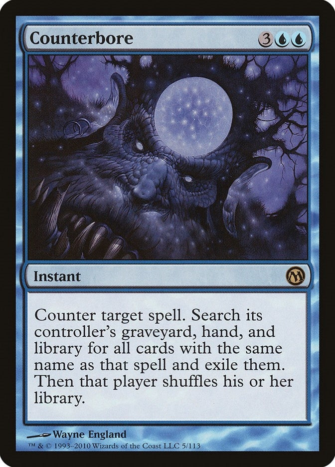 Counterbore (5) (Duels of the Planeswalkers)