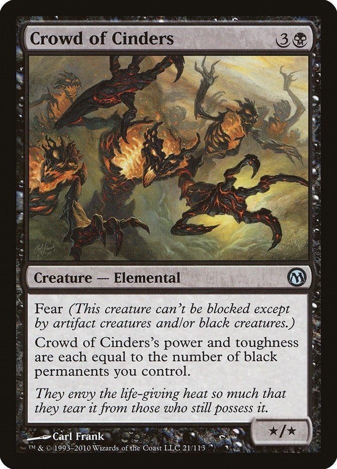 Crowd of Cinders (21) (Duels of the Planeswalkers)