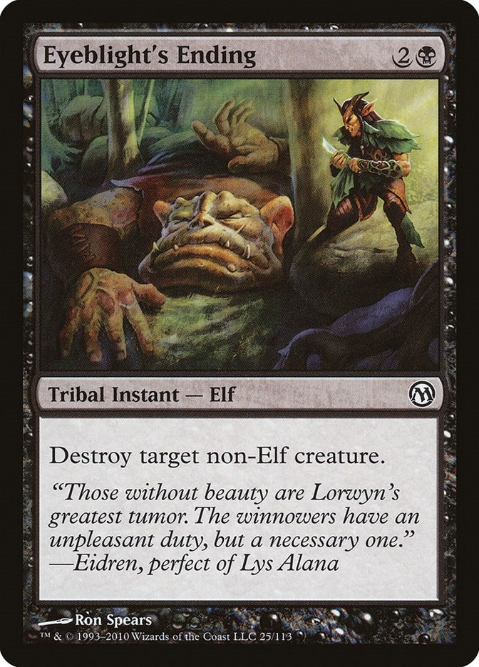 Eyeblight's Ending (25) (Duels of the Planeswalkers)