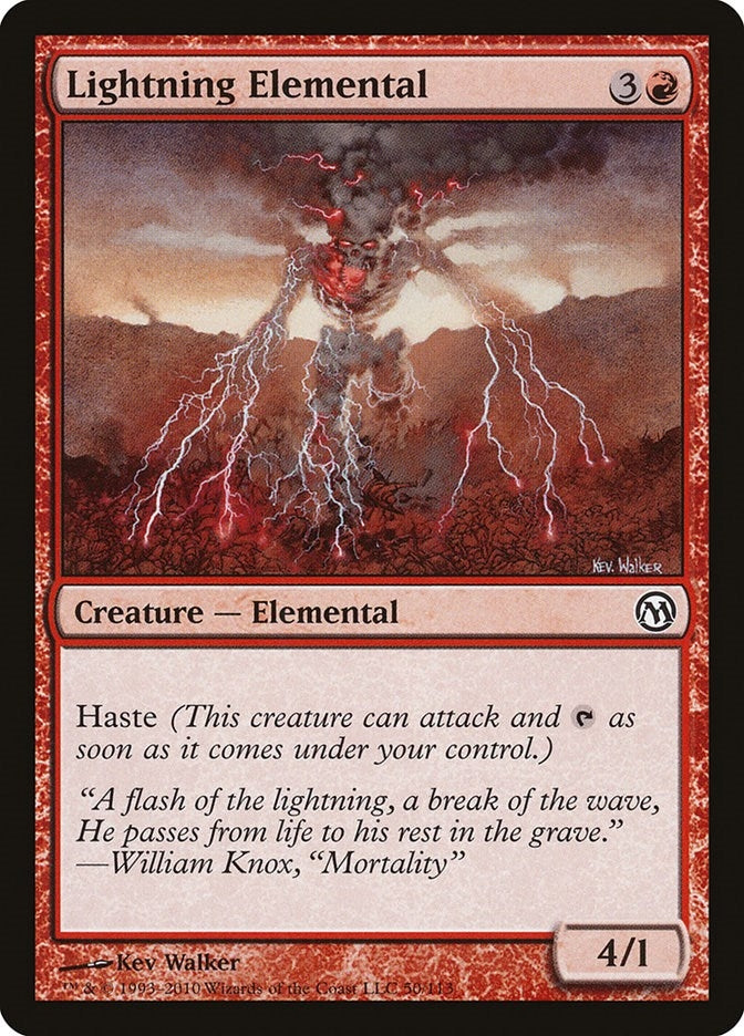 Lightning Elemental (50) (Duels of the Planeswalkers)