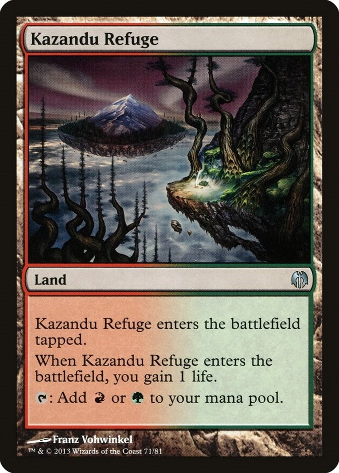 Kazandu Refuge (71) (Duel Decks: Heroes vs. Monsters)