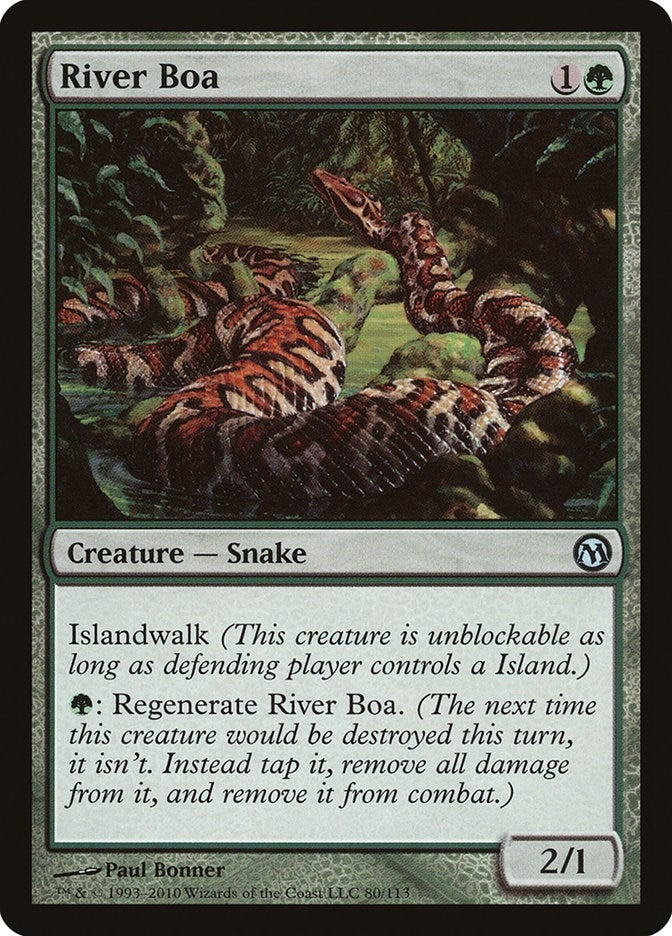 River Boa (80) (Duels of the Planeswalkers)