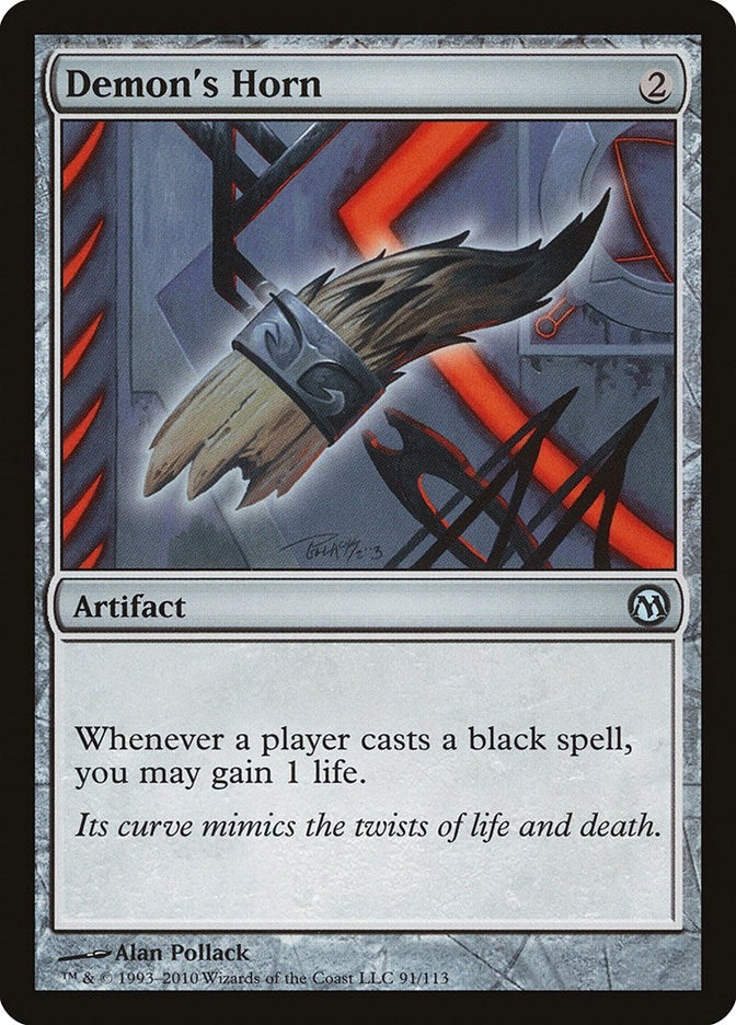 Demon's Horn (91) (Duels of the Planeswalkers)