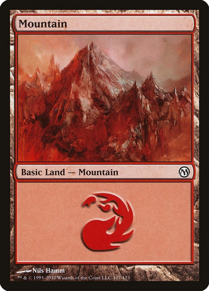 Mountain (107) (107) (Duels of the Planeswalkers)