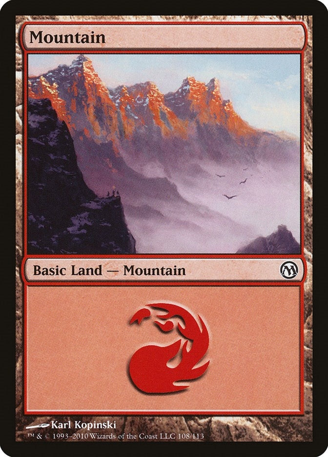 Mountain (108) (108) (Duels of the Planeswalkers)