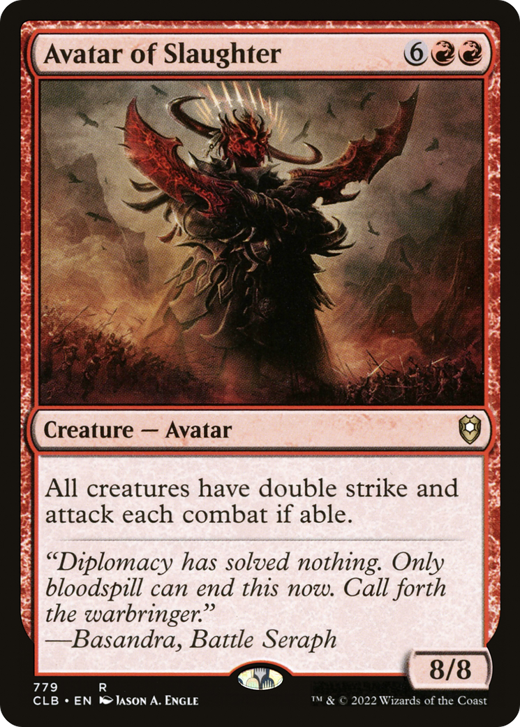 Avatar of Slaughter (779) (Commander Legends: Battle for Baldur's Gate)
