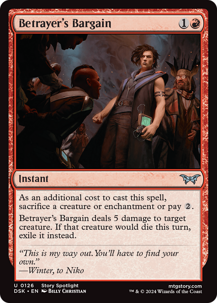 Betrayer's Bargain (126) (Duskmourn: House of Horror)
