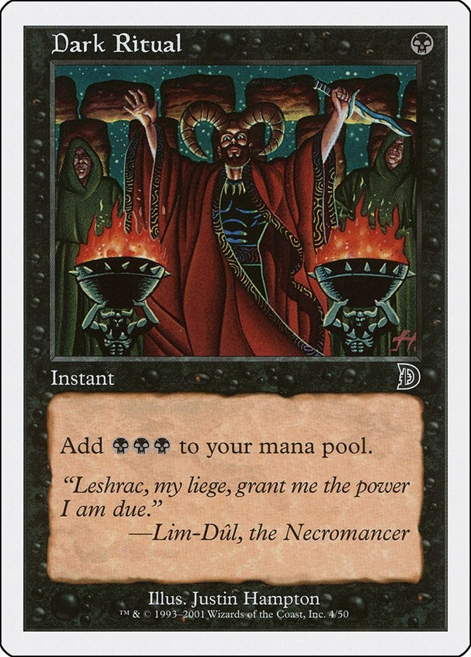Dark Ritual (4) (Deckmasters Garfield vs Finkel)