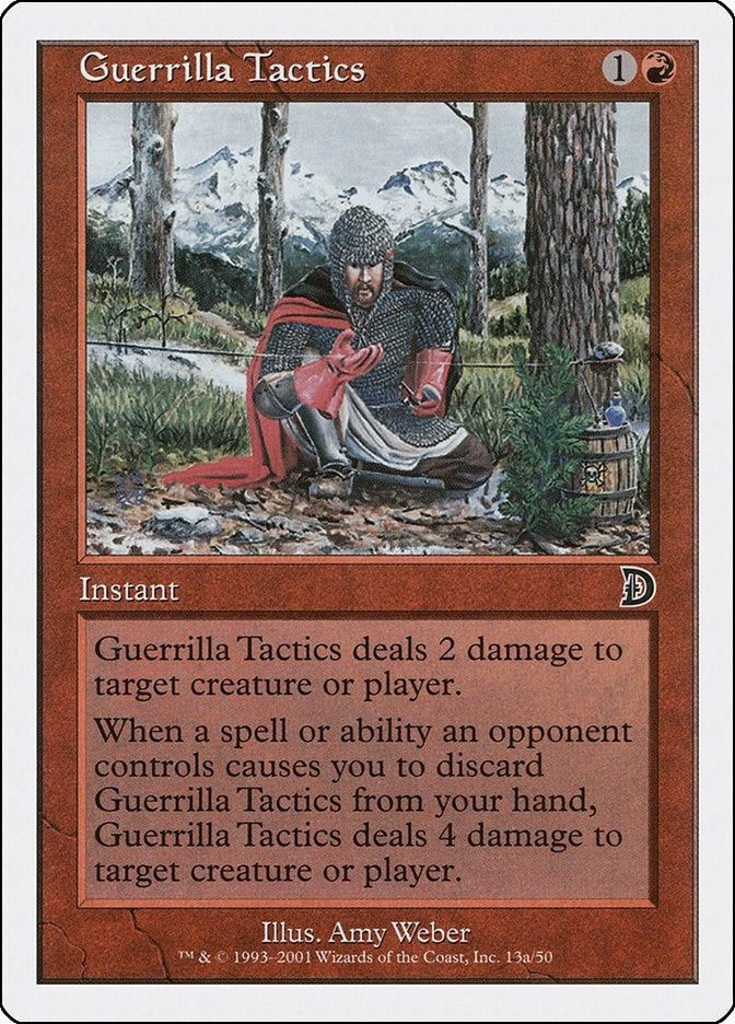 Guerrilla Tactics (13a) (13a) (Deckmasters Garfield vs Finkel)