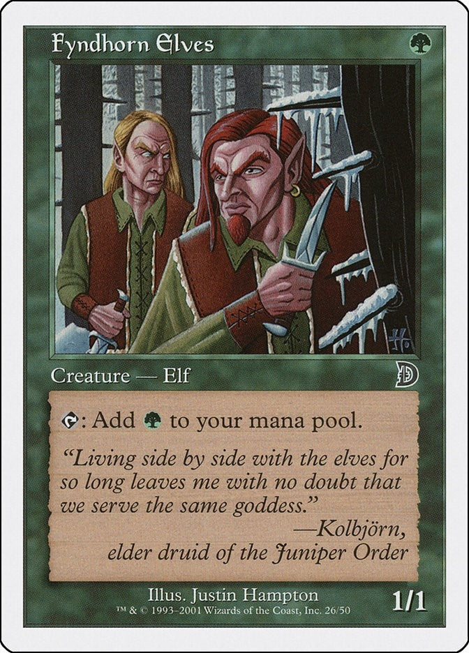 Fyndhorn Elves (26) (Deckmasters Garfield vs Finkel)
