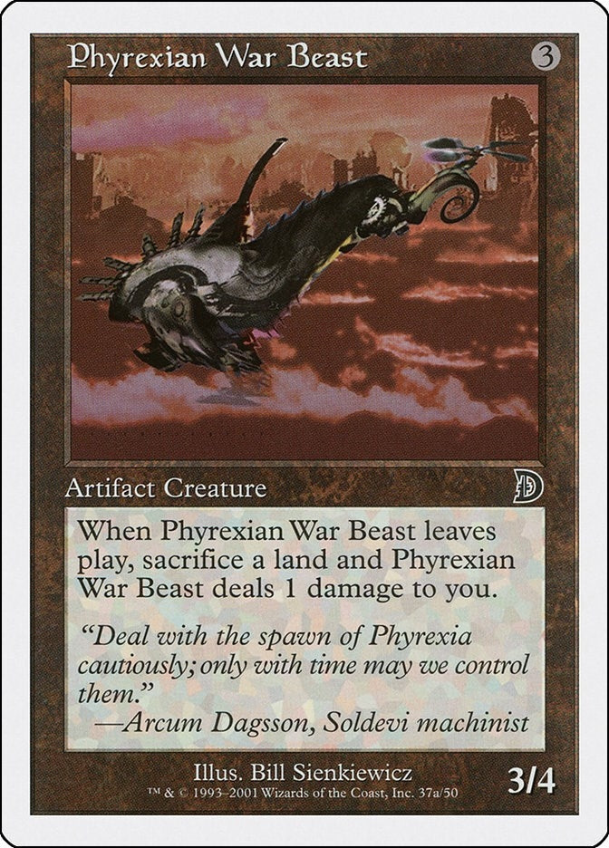 Phyrexian War Beast (37a) (37a) (Deckmasters Garfield vs Finkel)