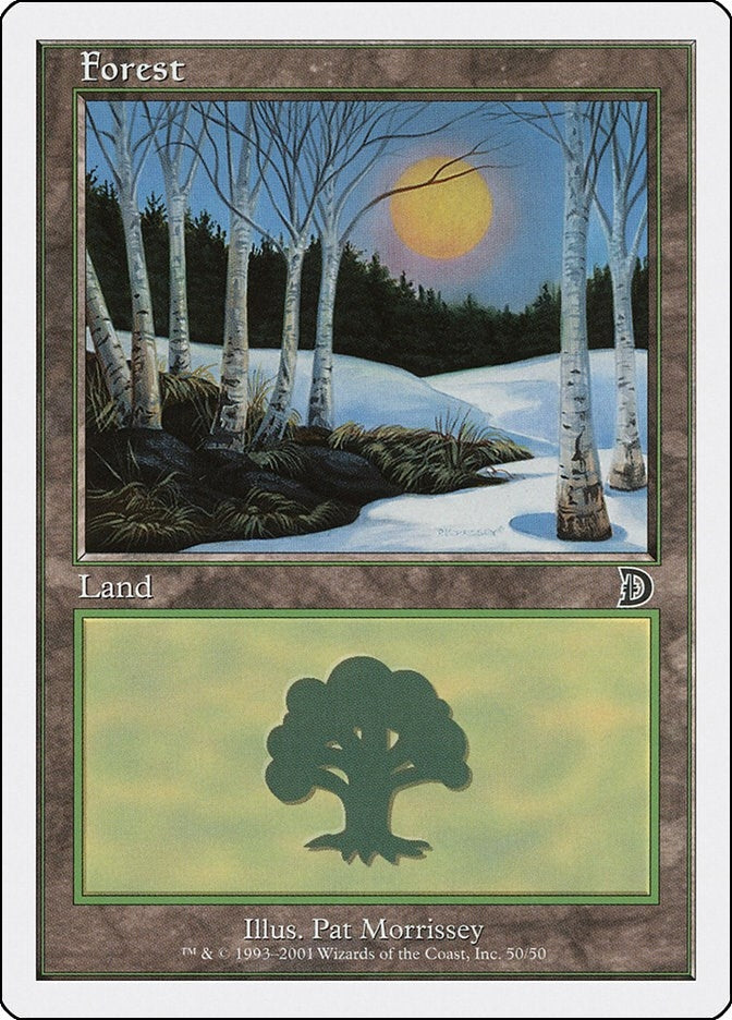 Forest (50) (50) (Deckmasters Garfield vs Finkel)