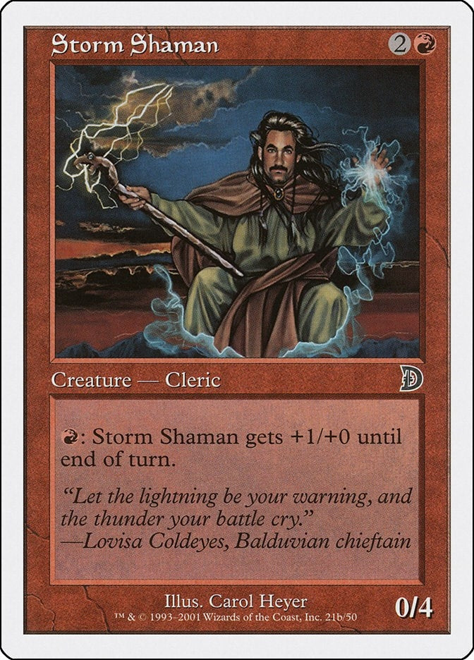 Storm Shaman (21b) (21b) (Deckmasters Garfield vs Finkel)